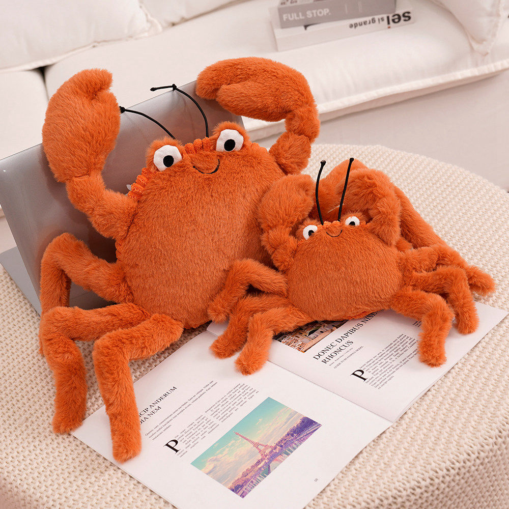 KrabKnuffel | Leuk pluche speelgoed in de vorm van een kreeft of krab voor kinderen