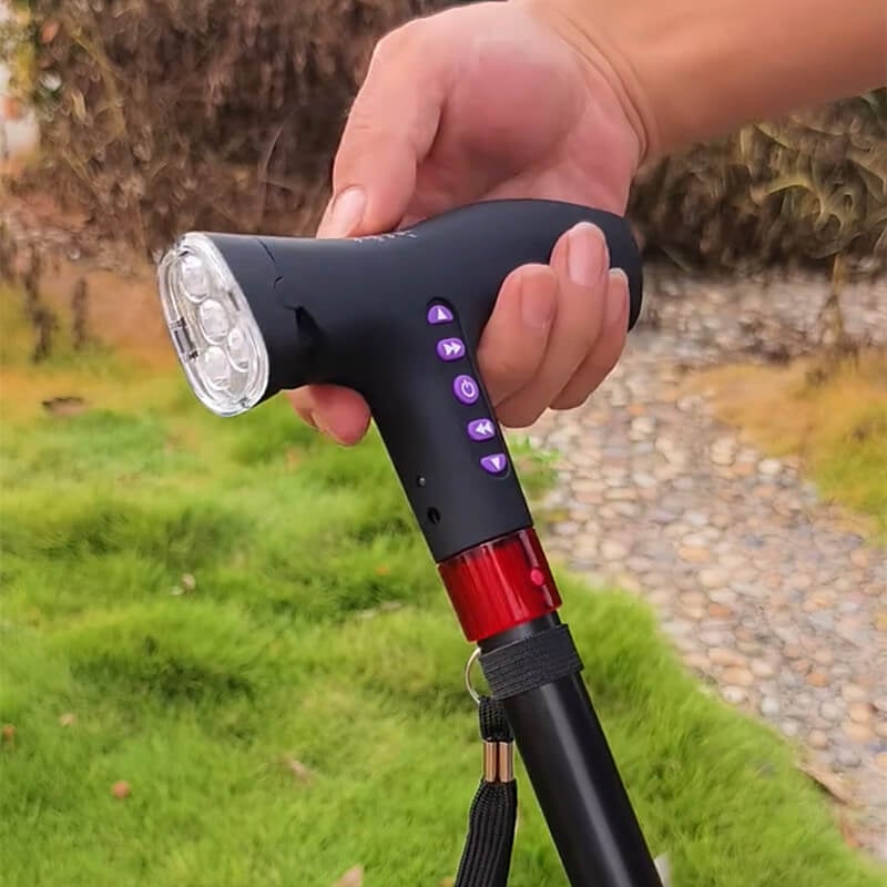Loopstok | Valalarm | Hoogteverstelbaar | SmartCane
