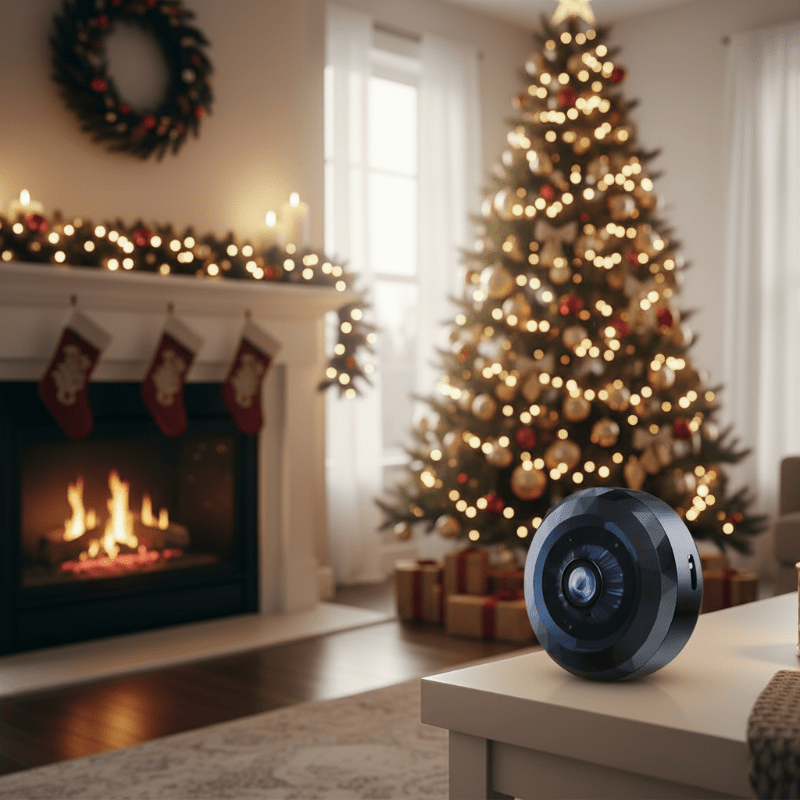 EYECORE MINI – Magnetische WiFi-beveiligingscamera met 1080P HD, nachtzicht & bewegingssensor