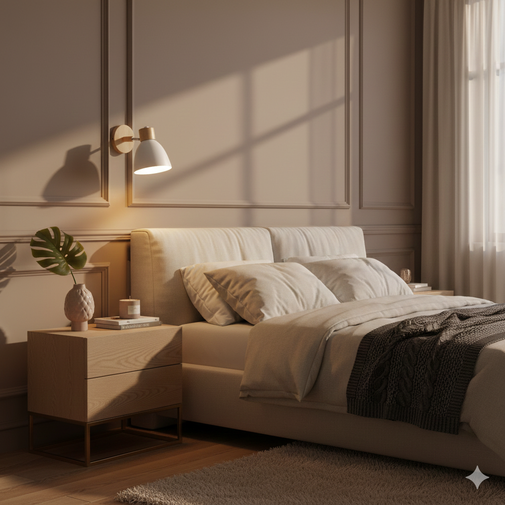 Moderne Minimalistische Houten Kegel LED Wandlamp | 1-Licht
