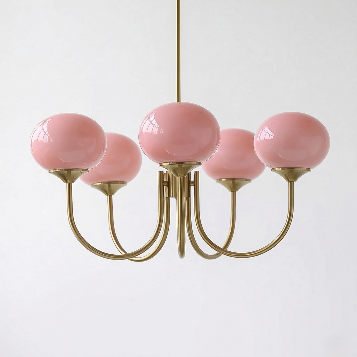 Marshmallow Moderne Glazen Bollen Kroonluchter