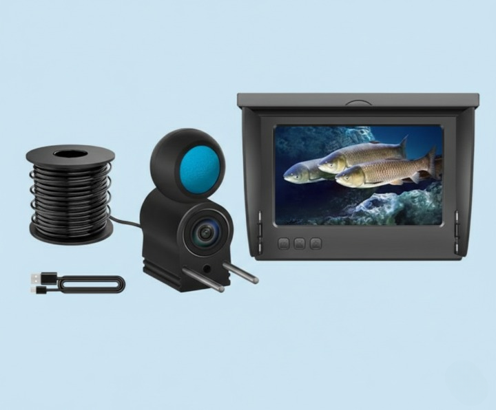 DeepSight Onderwatercamera - Duidelijk zicht onder water - 4,3” Scherm