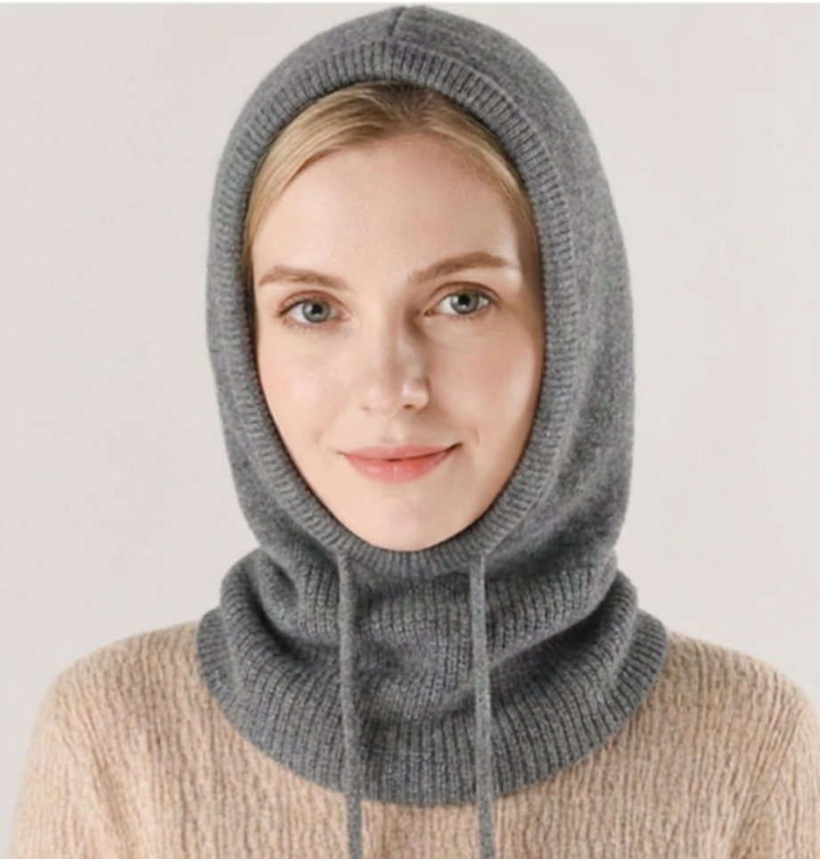 Zachte Cashmere Gebreide Beanie voor Winter en Koud Weer