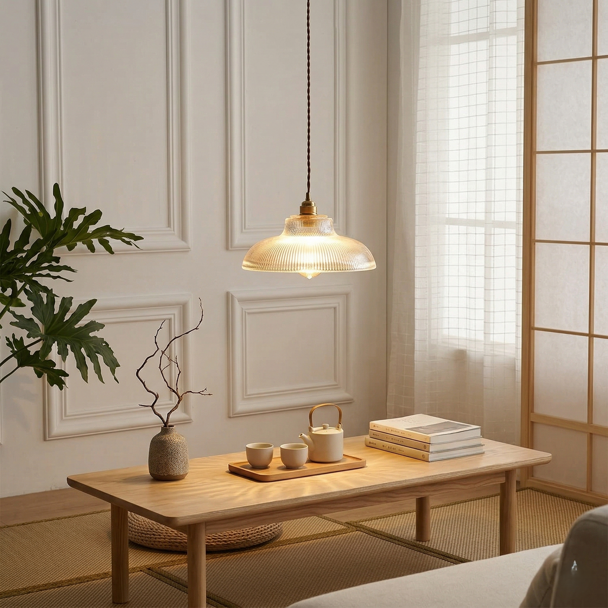 Aurelia Retro Kristallen Glazen Plafondlamp