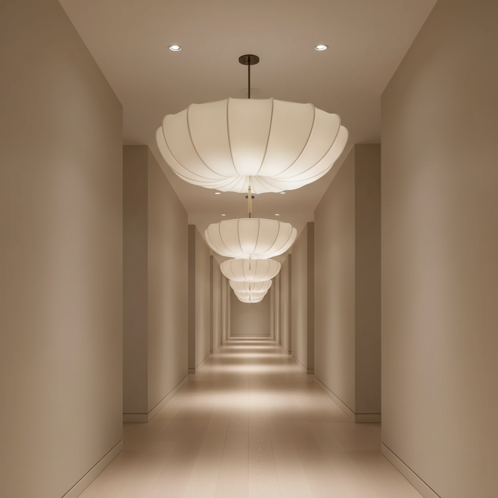 Licht van Parijs Moderne Stof Hanglamp