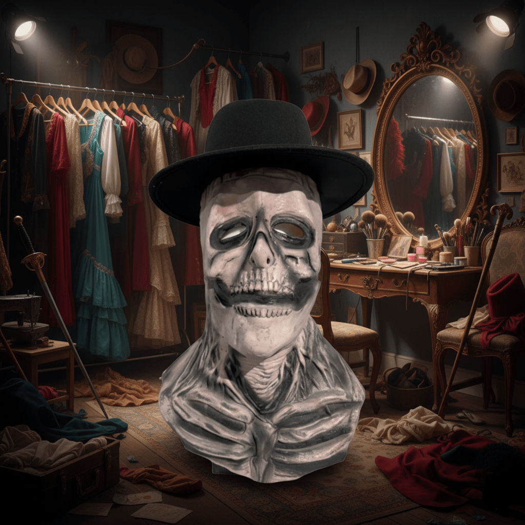 DREADSKULL – Realistische skelettenmasker met hoed voor de ultieme Halloween-transformatie