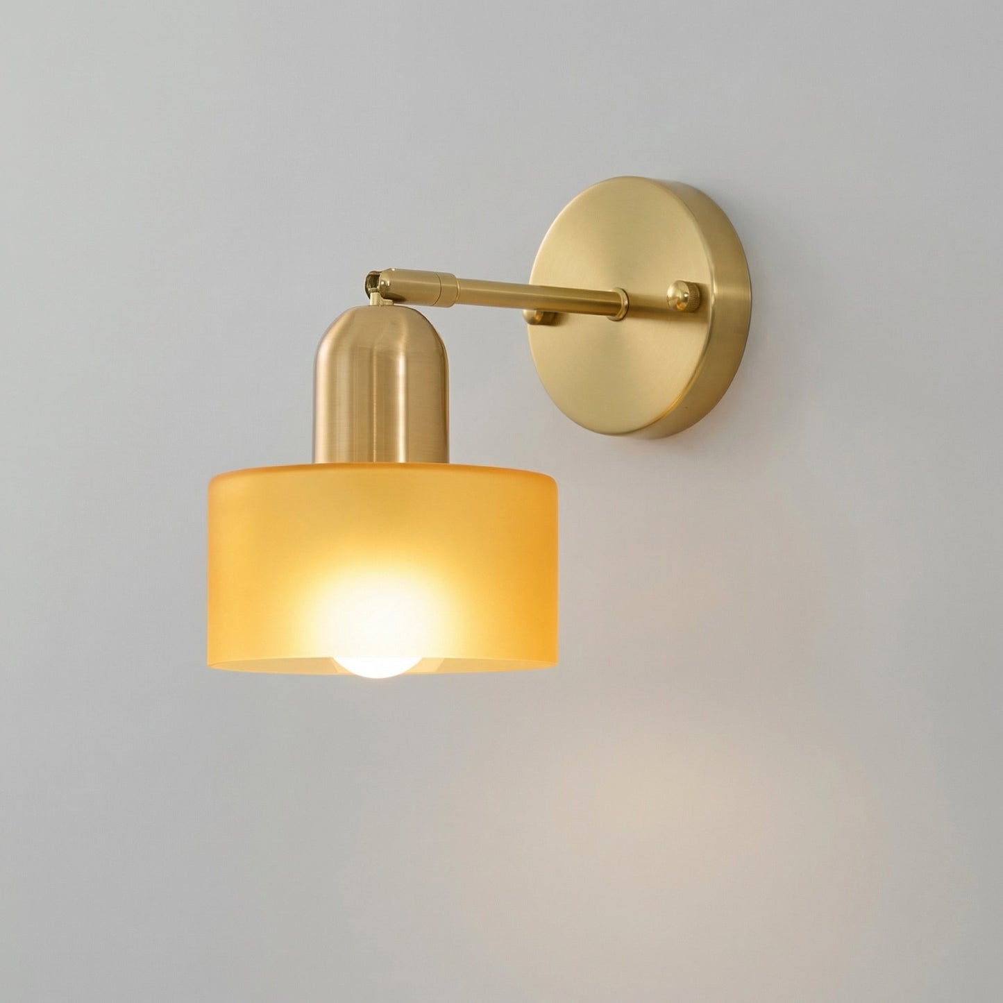 Gekleurde Glas Bauhaus Wandlamp