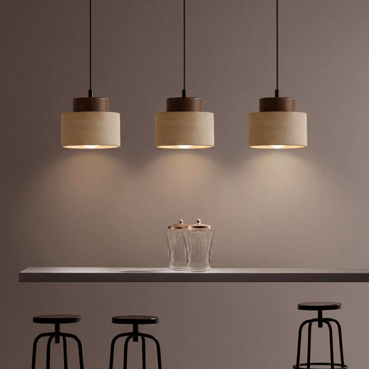 Travertijn Steen Hanglamp
