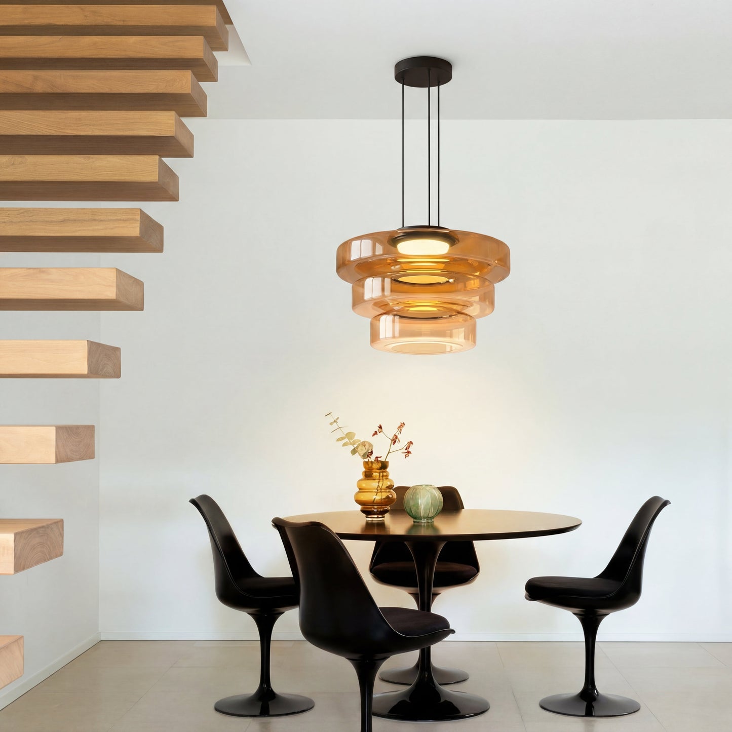 Deense Glas Bauhaus Hanglamp