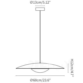 Ginger Nordic Metalen Hanglamp