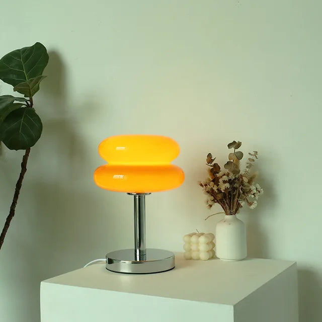 Glazen Tafel lamp | Kindvriendelijk Nachtlicht Ontwerp