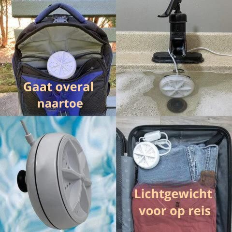 TurboGentle | Draagbare USB Mini Wasmachine Voor Moeiteloos Wassen