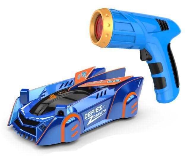 GravitationRacer – Laser-gestuurd Wandklim RC Auto