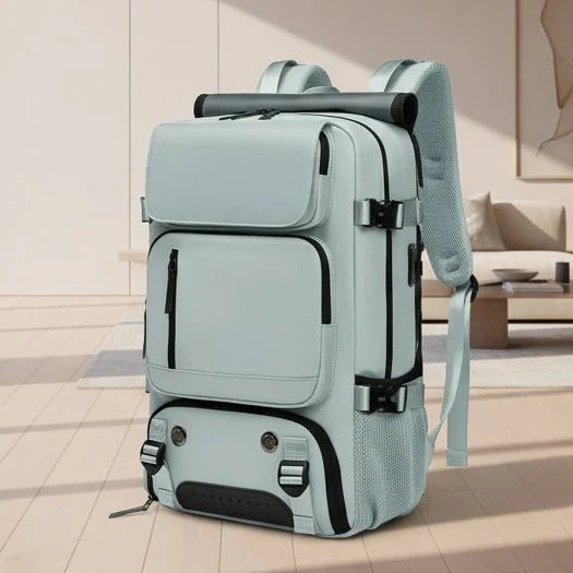 TRAVELMAX Pack – Grote waterdichte reisrugzak met USB-aansluiting