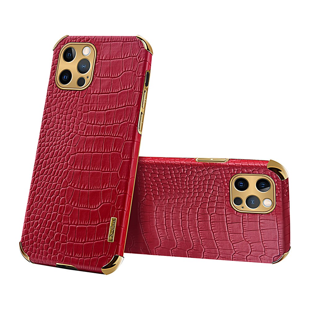 iPhone Leer Case Krokodil – Luxe & Beschermend