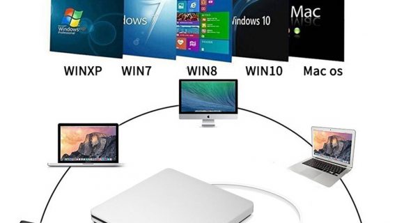 Externe DVD-Recorder voor optische schijven Draagbaar voor MacBook Air