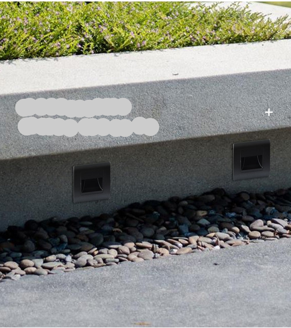 EB Brone - LED Traplicht 4 Kleuren PIR Sensor Inbouw Voetlicht