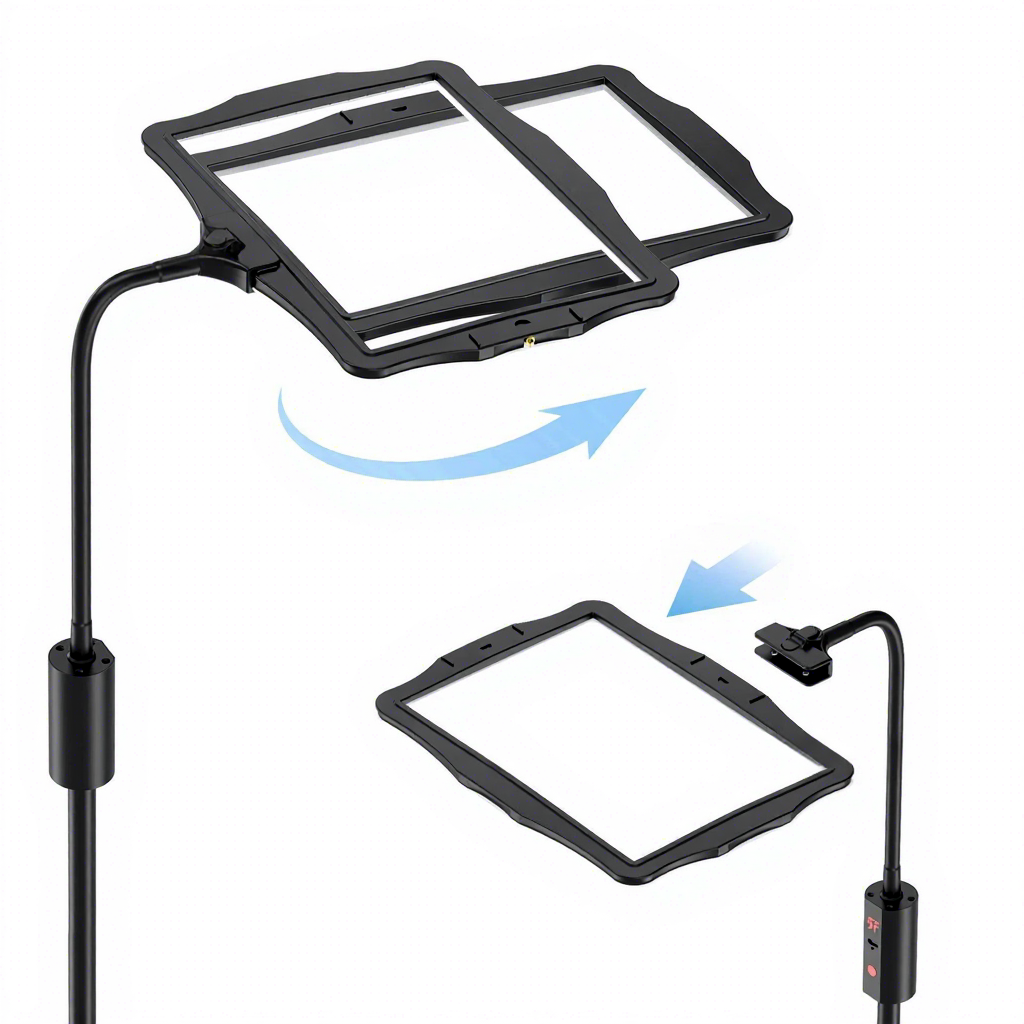 Vloerlamp met Vergrootglas – Perfect voor Detailwerk