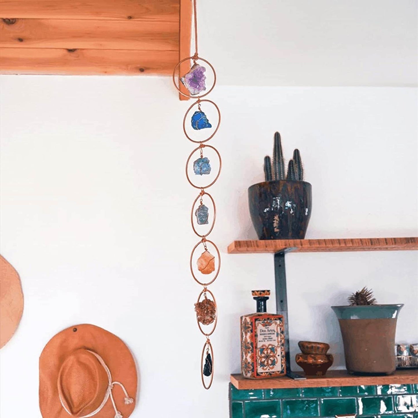 7 Chakra Edelsteen wanddecoratie