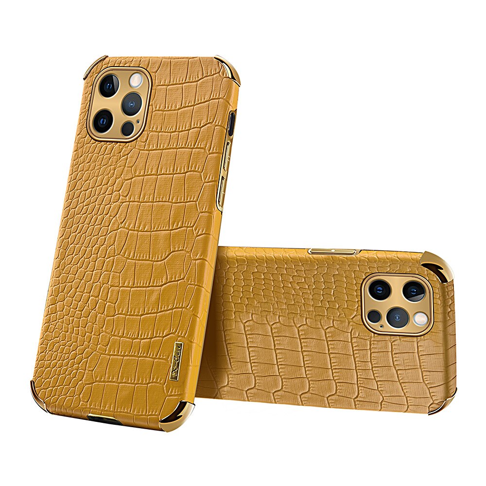 iPhone Leer Case Krokodil – Luxe & Beschermend