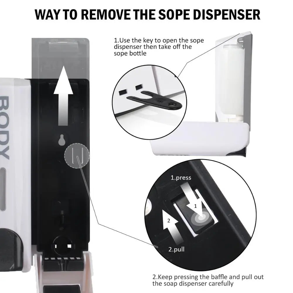 Skanto | Wandgemonteerde douche-dispenser