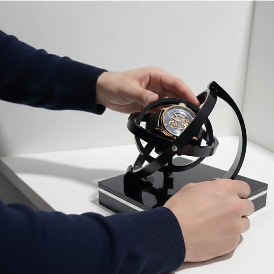 TIMEKEEPER – Horion Automatische Uhrenbeweger met Stille Bediening