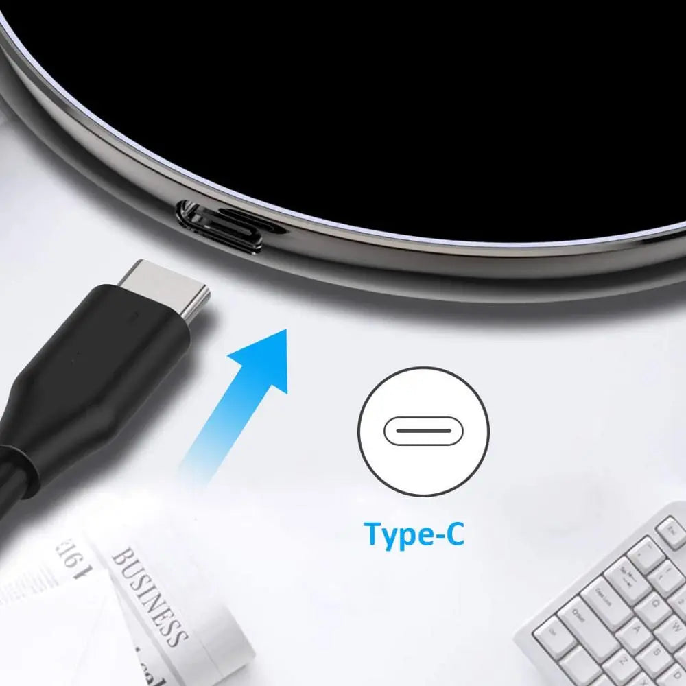 30W Snelle Draadloze Oplaadpad | Premium USB C Oplaadkabel MagSafe Oplader voor Apple iPhone, Samsung & Android - Snelle Draadloze Oplaadpad