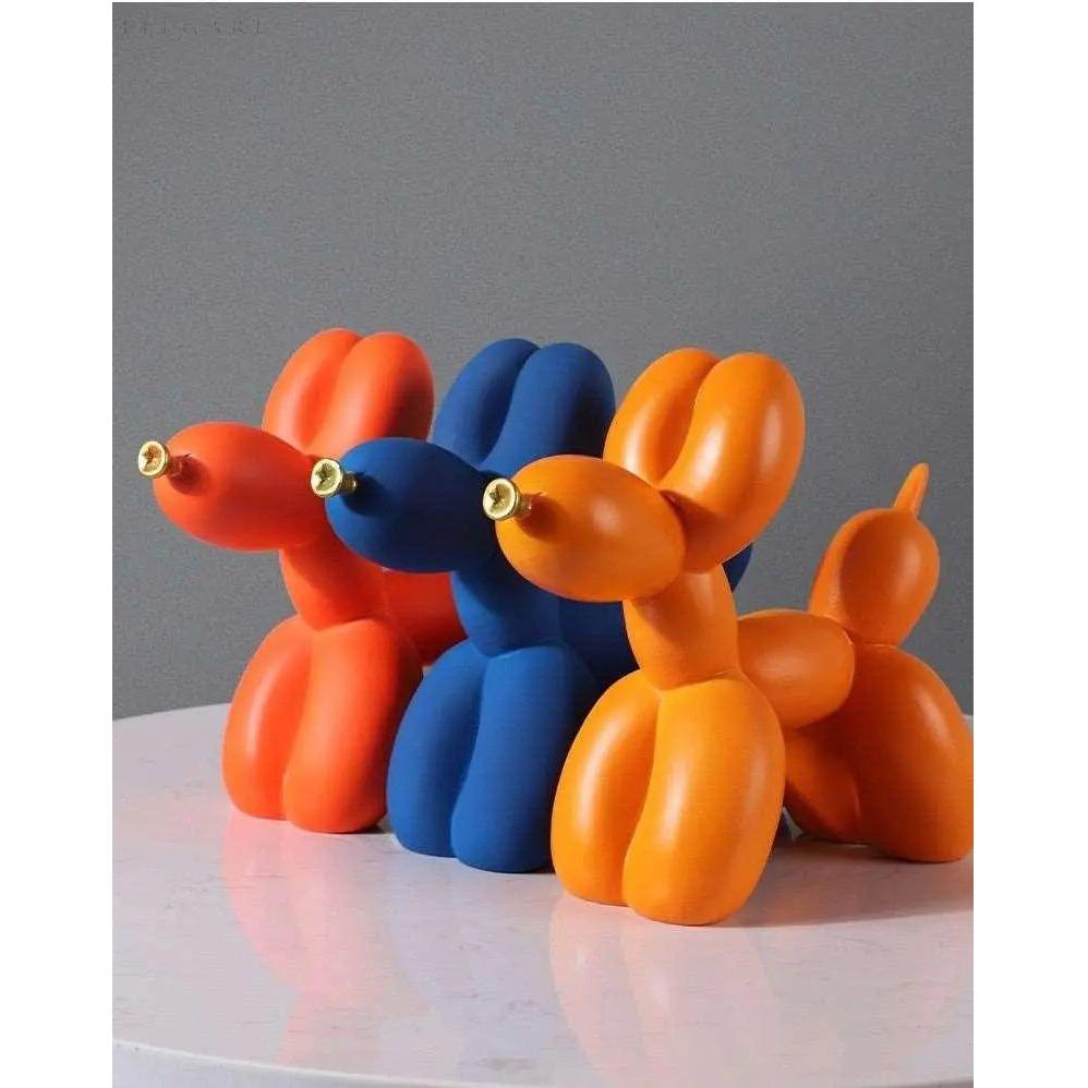 Artistiek hondenbeeld van ballonnen
