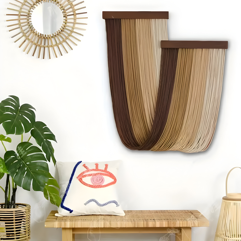 Avelor – Handgemaakte Bohemian Macramé Wandhanger Met