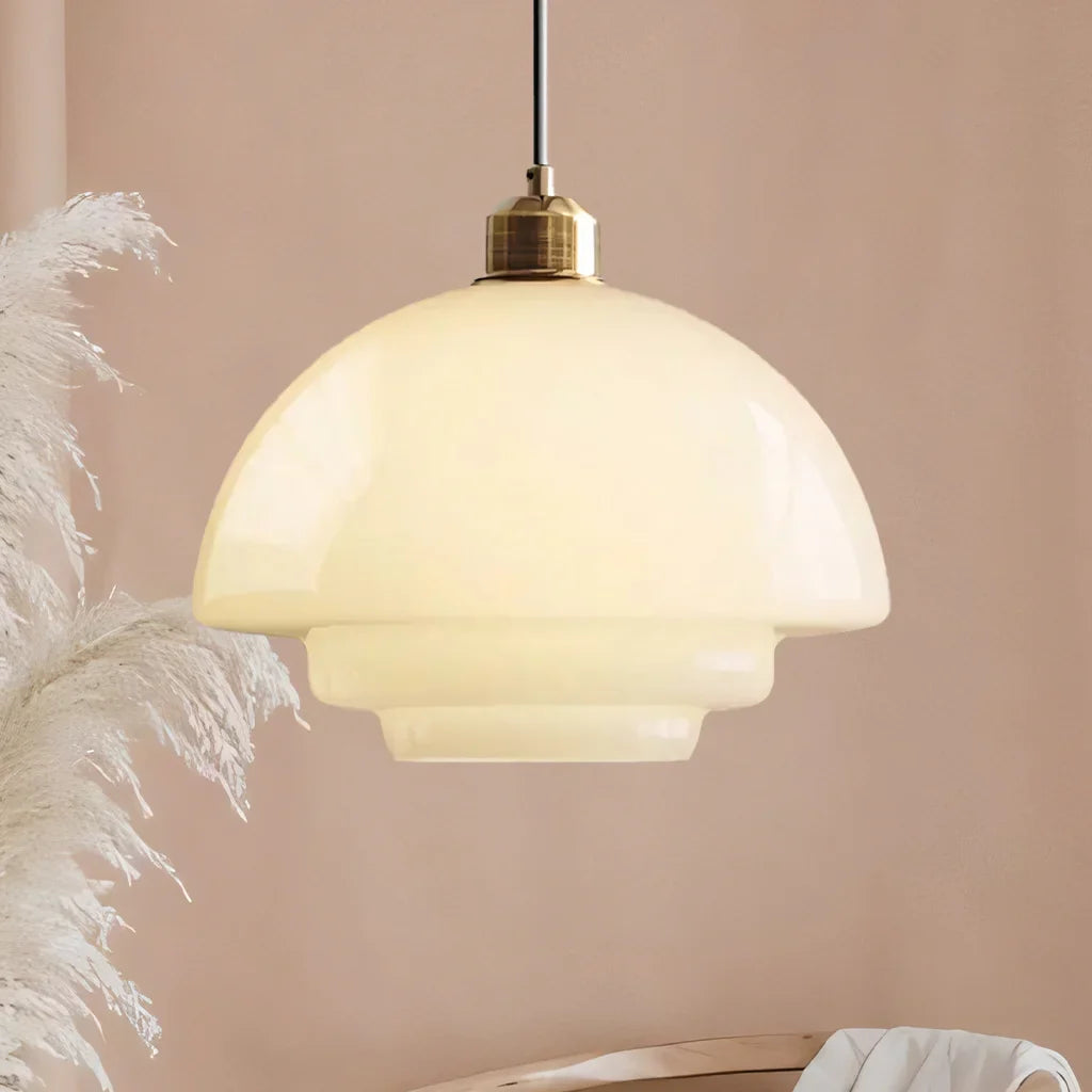 Hanna Art Deco Glas Hanglamp