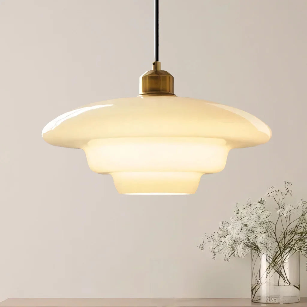 Hanna Art Deco Glas Hanglamp