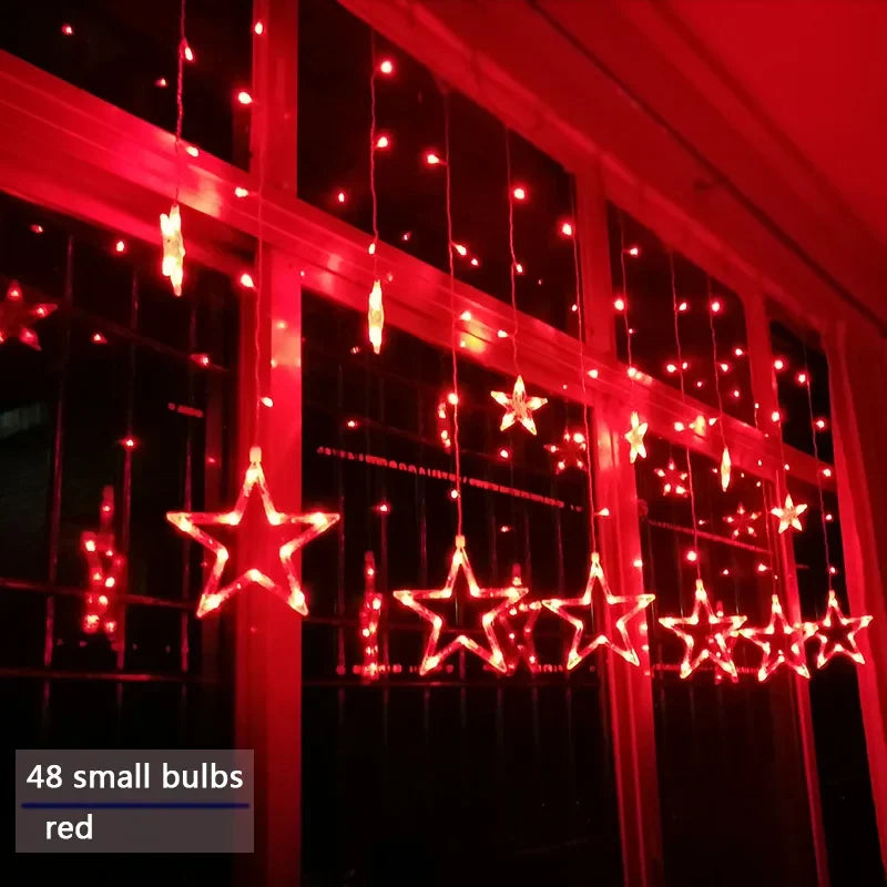 LumiStar – LED Sterrenlichtslinger Gordijnverlichting Kerstmis