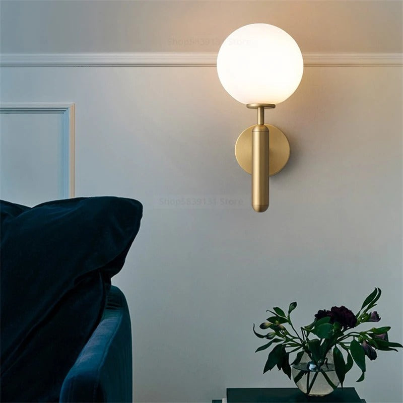 Minimalistische Globe Mystieke Stralende Wandlamp