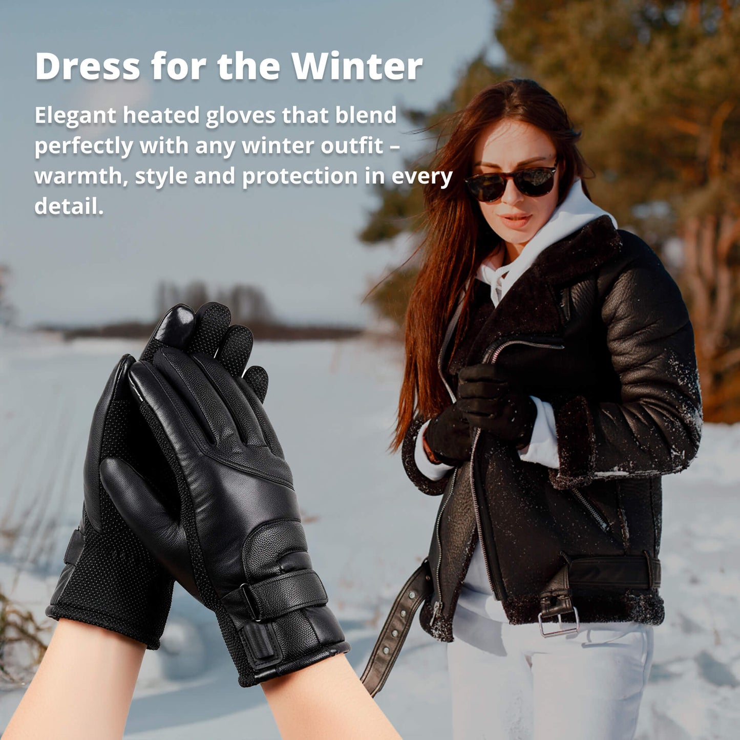 Verwarmde Handschoenen voor Vrouwen VK – Dames Thermische Waterdichte Winterhandschoenen met Touchscreen & USB Oplaadbaar Warm Ontwerp