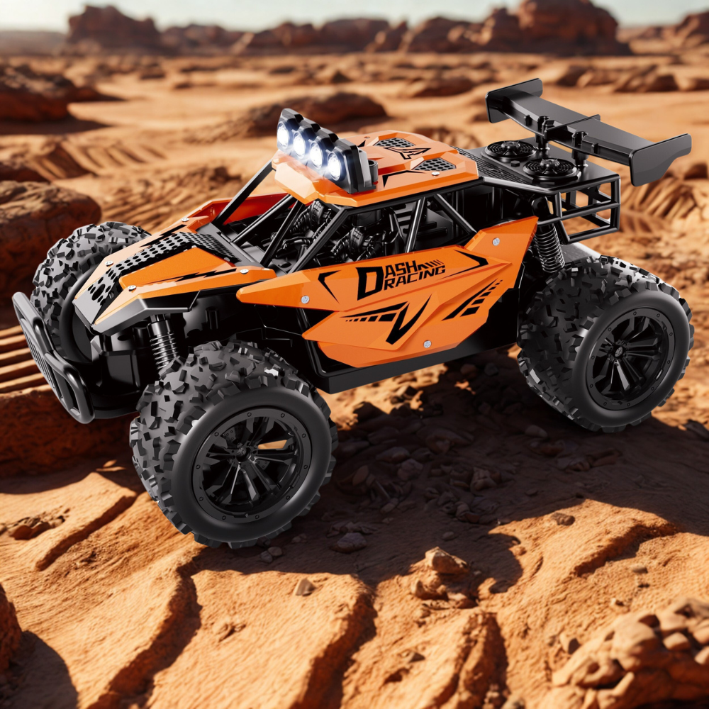 Snelheidsauto RC | Radiografisch Bestuurbaar Voertuig met Metalen Chassis en LED-balk