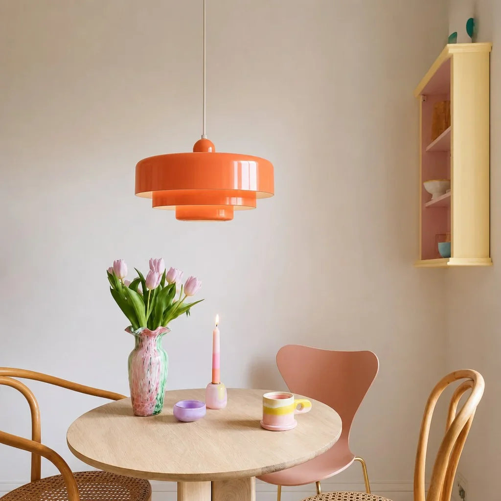 Hind Drie-Laags Schijf Macaron Hanglamp