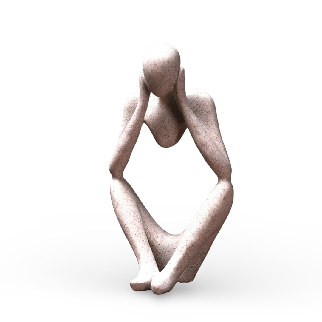 De Denker - Abstracte afbeelding van de denkende mens
