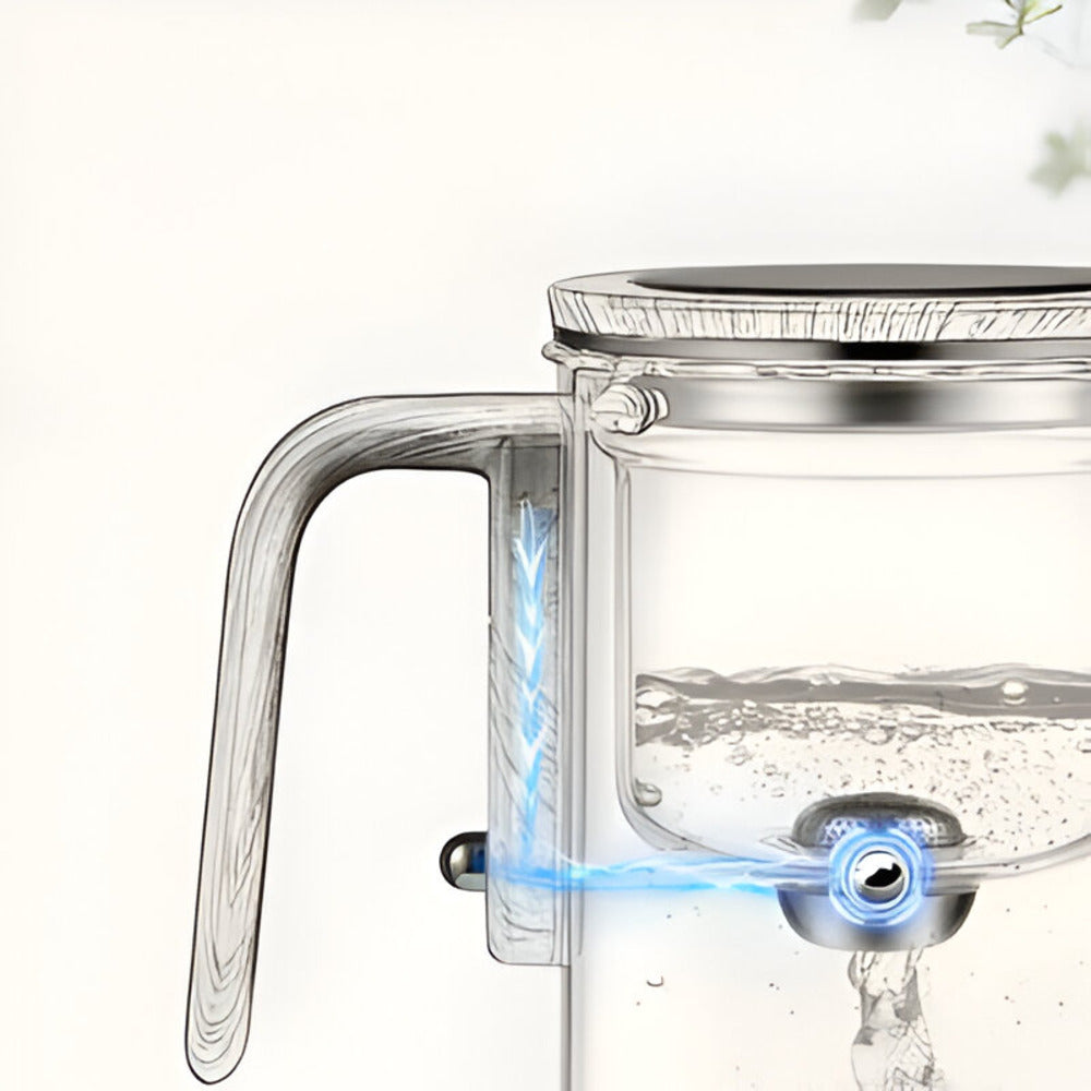 Elegante Glazen Theepot met Zeef - Stijlvol Ontwerp voor het Zetten van Losse Thee