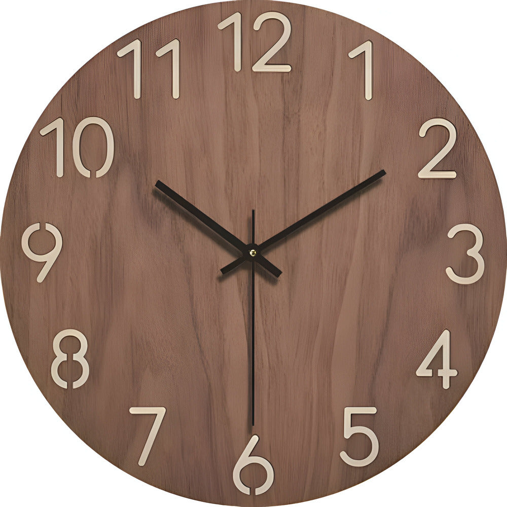 Arista - Minimalistische Houten Wandklok
