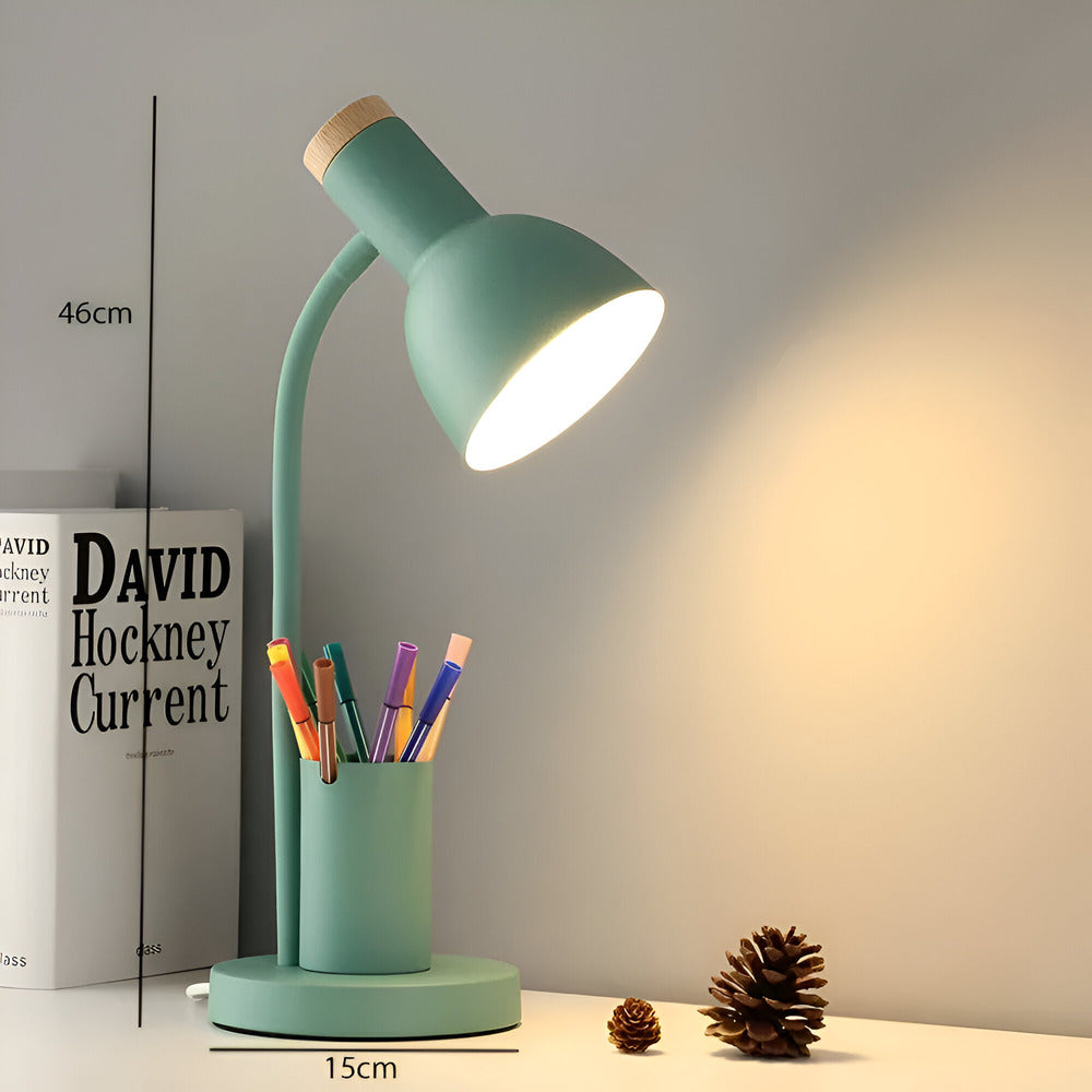 Cressida - Moderne LED Tafellamp met Pennenhouder
