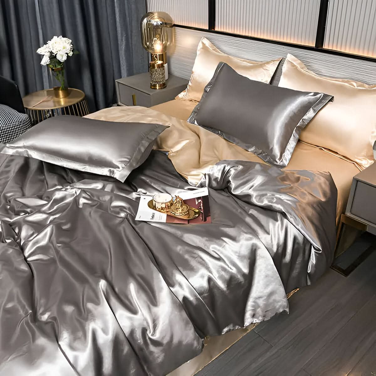 PLUSHORA - SilkCloud Duvet - Premium Ademend Zijde Beddegoed