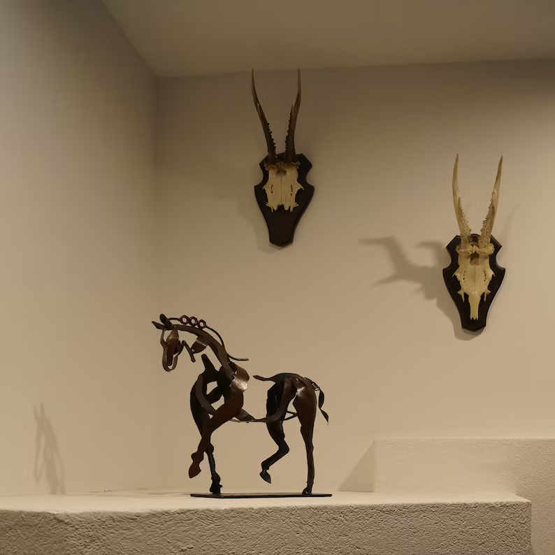 Beeld - Adonisma - Paard Design - Metaal Ornament