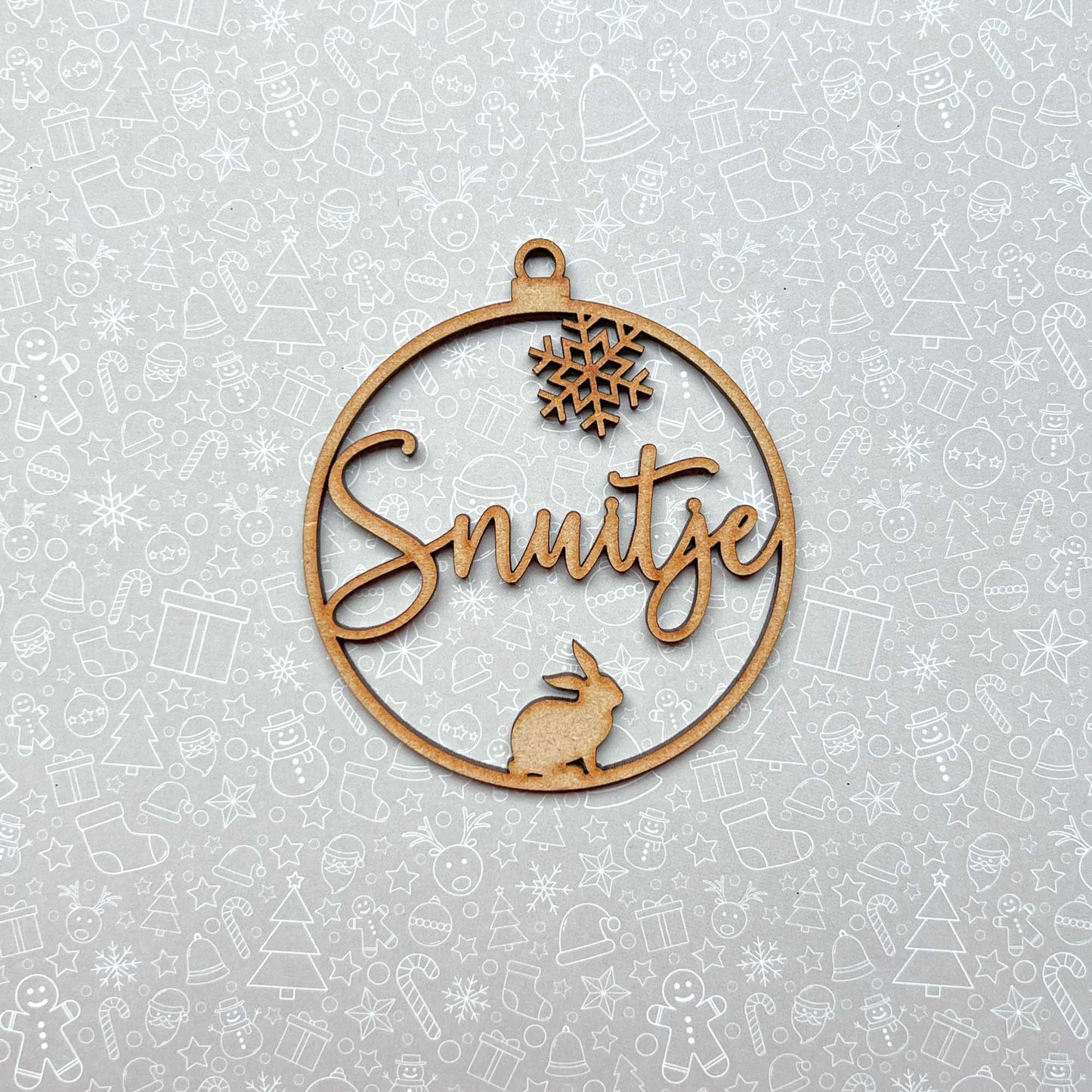 GleamOrnament | Kerst sneeuwvlok ornamenten met te personaliseren naam