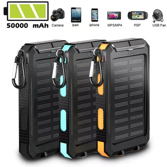 LyraCharge 30000mAh Zonne-energie Power Bank IP67 Waterdicht