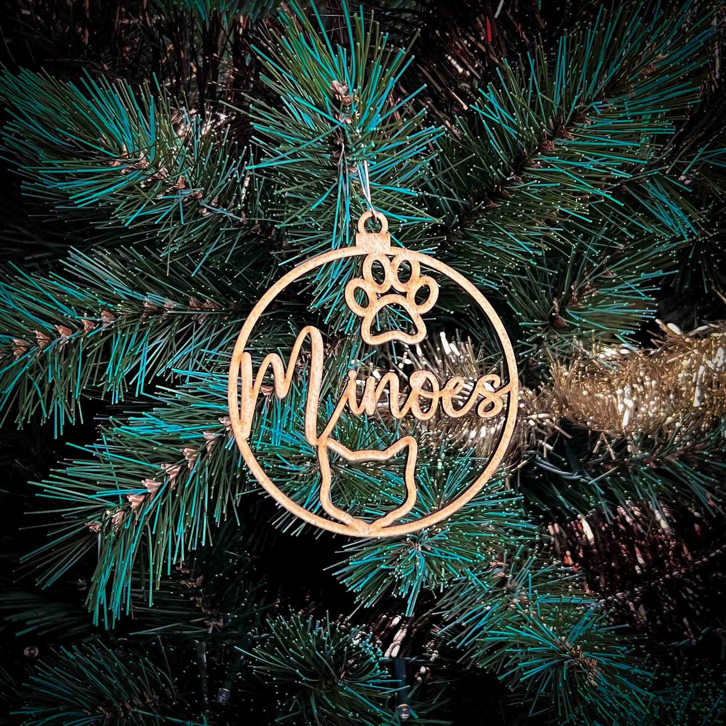 GleamOrnament | Kerst sneeuwvlok ornamenten met te personaliseren naam