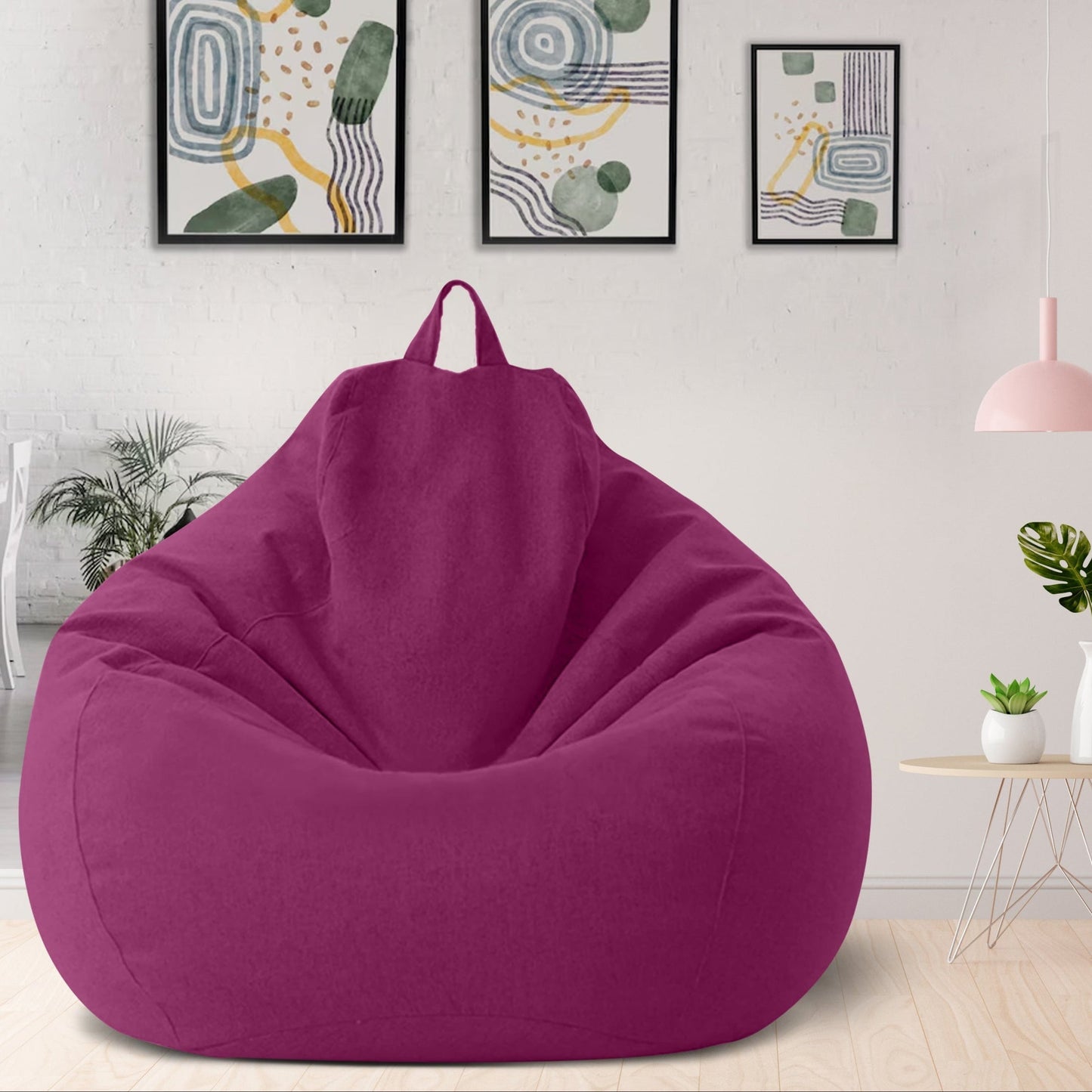 Luxe Linnen Zitzak – Ergonomisch & Stijlvol Comfort