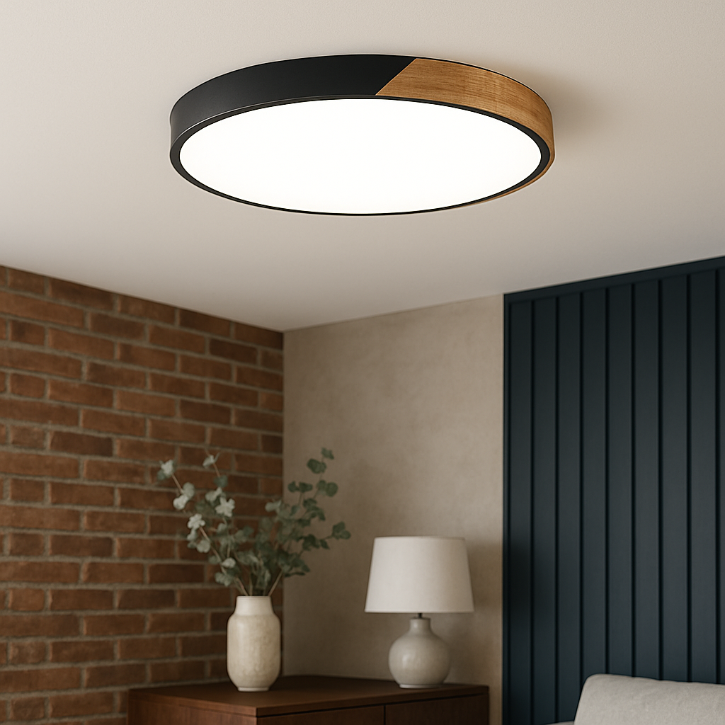 Noordse Houten Plafondlamp