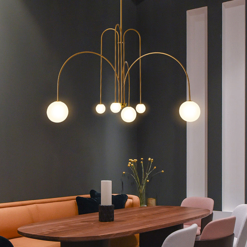 Monica Hanglamp Multi Simpel Glas Slaapkamer/Woonkamer