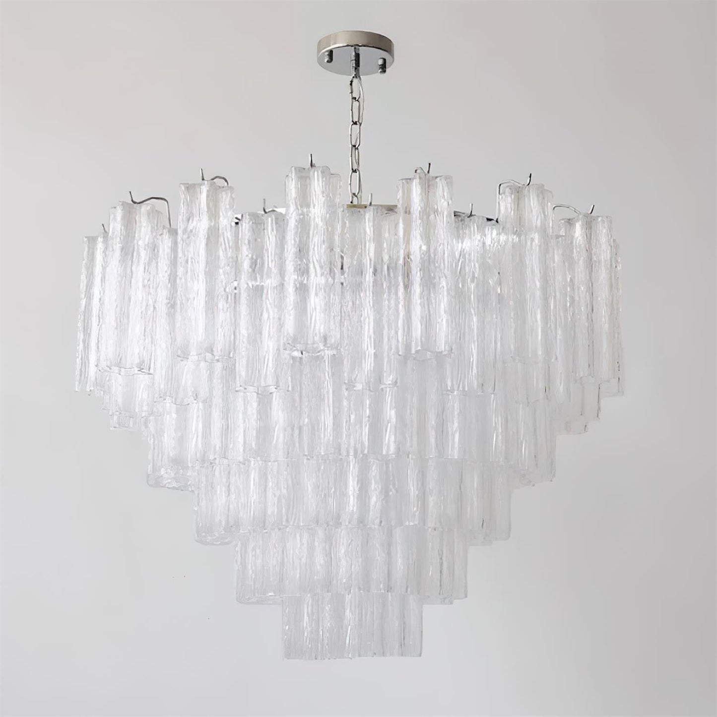 Kamenicky Lustre Cascades van Glas in Niveaus