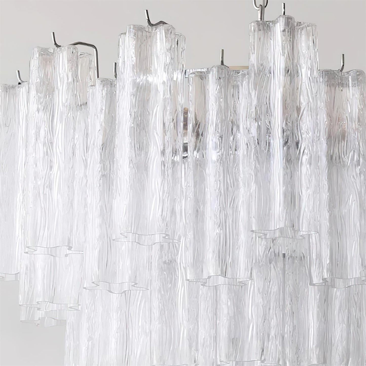 Kamenicky Lustre Cascades van Glas in Niveaus